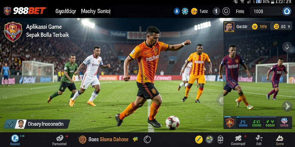 Gameplay menarik dari 988BET dengan aksi sepak bola yang seru.