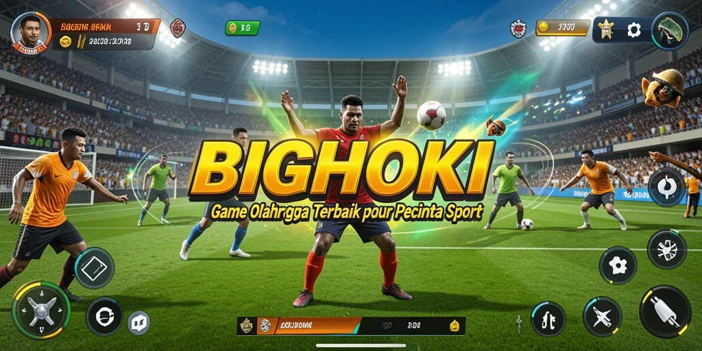 Tampilan gameplay BIGHOKI yang seru dan mendebarkan.