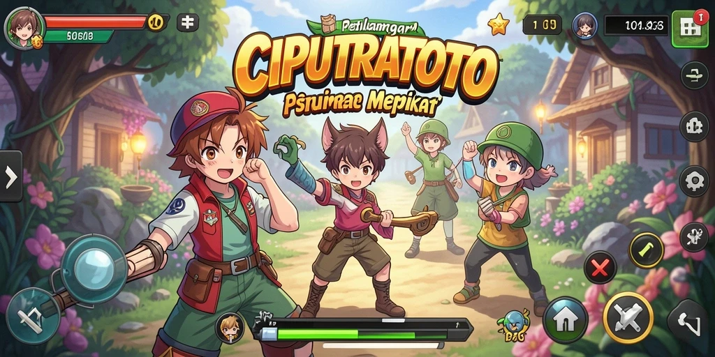 Tampilan gameplay yang memukau dan penuh warna dari CIPUTRATOTO.