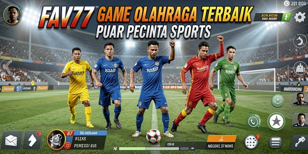 Tampilan menakjubkan dari gameplay FAV77 yang penuh aksi olahraga.