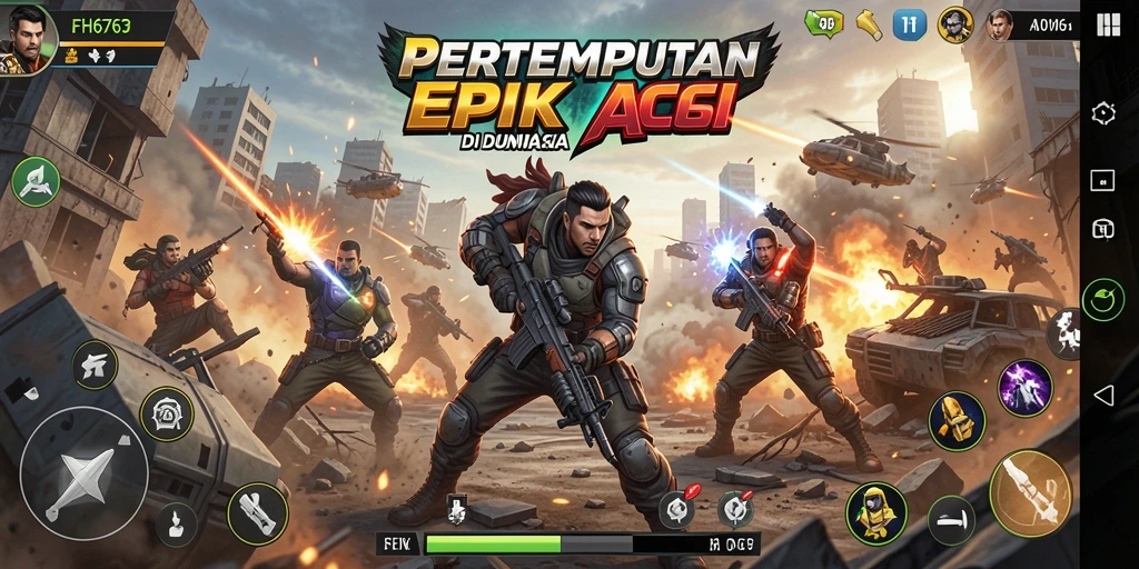 Tampilan gameplay FH6767 dengan aksi mendebarkan dan karakter dinamis.