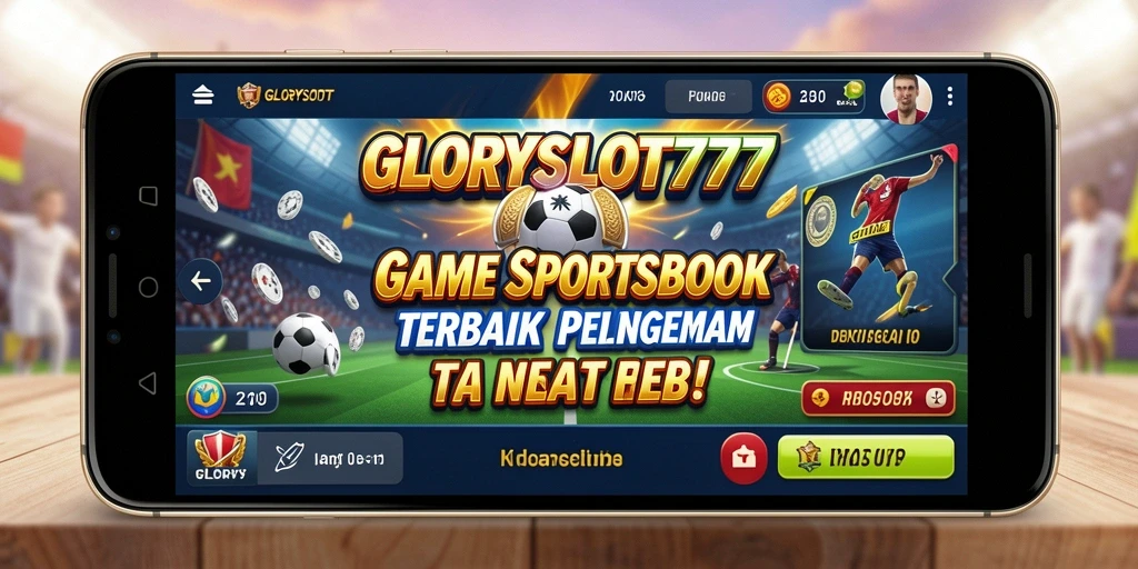 Tampilan utama gameplay Sportsbook GLORYSLOT777 yang menarik dan interaktif.