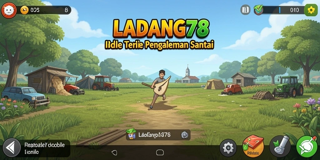 Tampilan gameplay LADANG78 yang menawan dan santai.