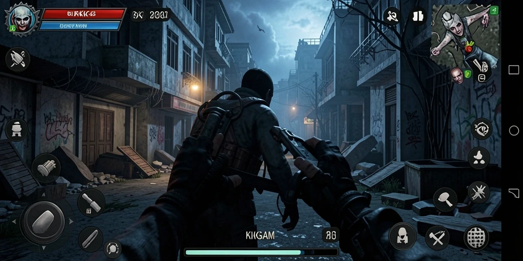 Tampilan gameplay RKGG yang menghanyutkan dan menakutkan.